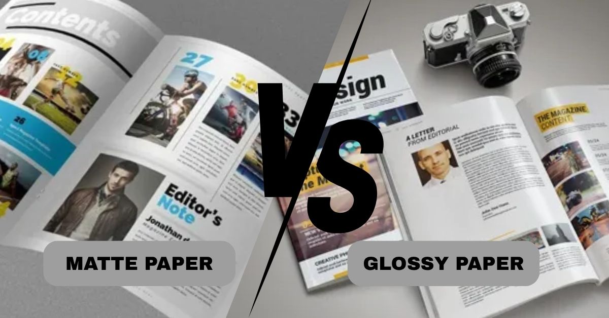 glossy paper vs matte