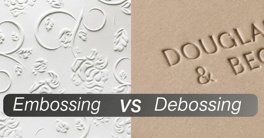 Debossing and Embossing