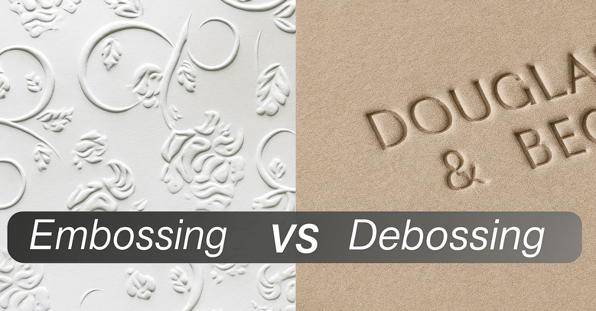 Debossing and Embossing