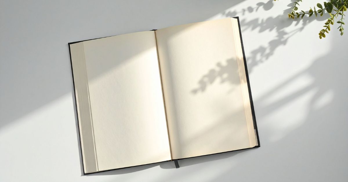 blank pages in books