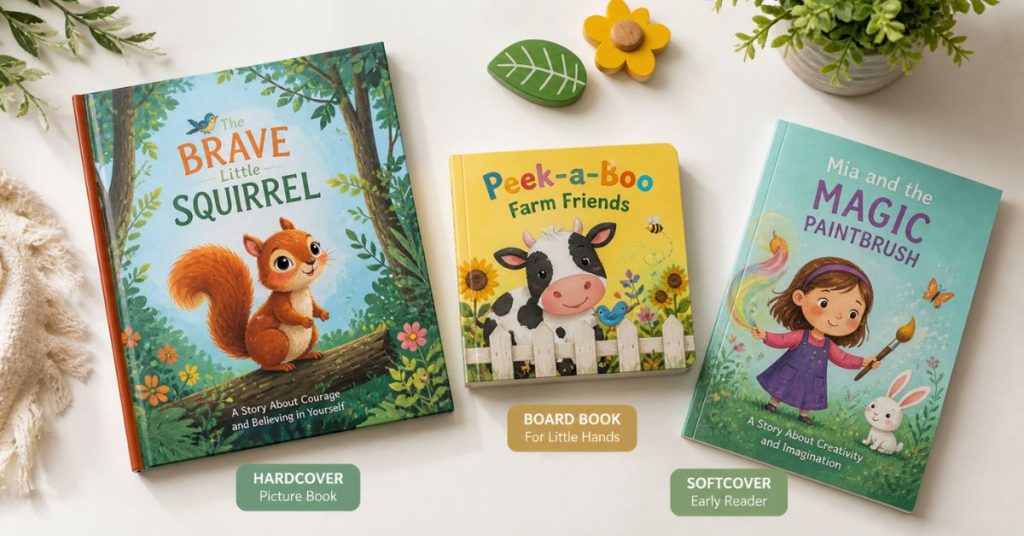 how to print a children book